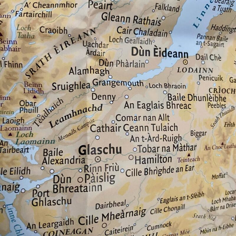 Map of Scotland & Ireland in Gaelic & Irish: St. Columba's Land - Image 7