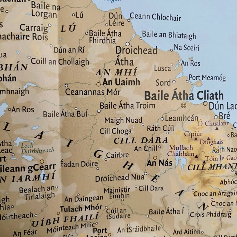Map of Scotland & Ireland in Gaelic & Irish: St. Columba's Land - Image 8